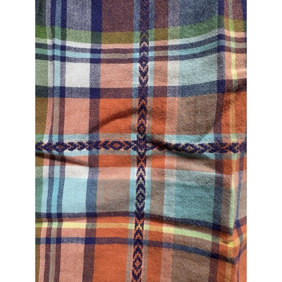 VTG Polo Ralph Lauren Mens *Large* Cotton Shirt Southwest Aztec Navajo Plaid - Picture 5 of 10